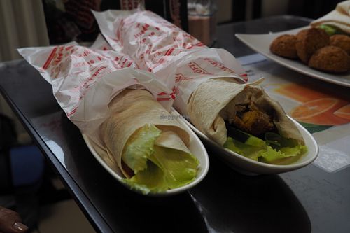Wraps at Cigköftem in Saarbrucken