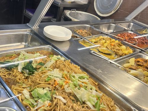 Food choices   at Harvesters Vegetarian in Metro Manila