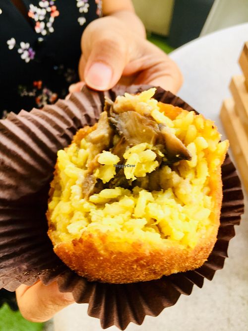 Mixed Mushroom Arancini  at Sfrigola - Corso Calatafimi in Palermo