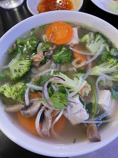 Veggie pho  at Pho 20 in Avon