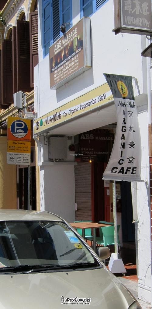 Front at Nutrihub Cafe in Central Singapore