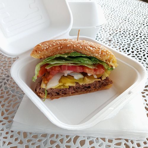 Classic burger was so good it melted in my mouth..... I'm considering stealing this other half, hopeful that fresh hot cinnamon rolls (available daily at 12:30) will distract my co at 24 Karrots Cafe in Kilgore