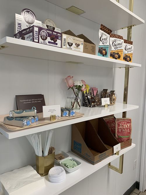 Chocolate, snacks, and drinks available.  at 24 Karrots Cafe in Kilgore