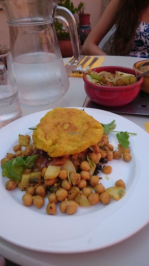 Trini doubles (vegan) at Marinades in Cheltenham