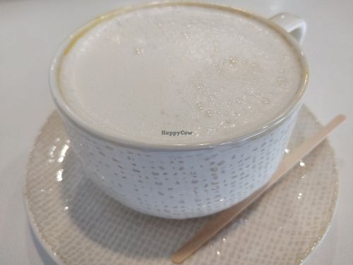 Hot soya milk at The Bowl Co. in Central Singapore
