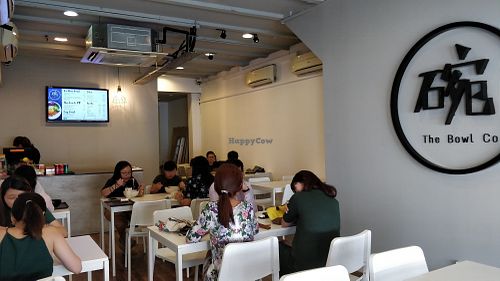 Restaurant interior at The Bowl Co. in Central Singapore