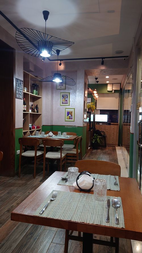 Inside at Veggies in Tirana