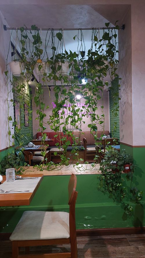 Inside at Veggies in Tirana