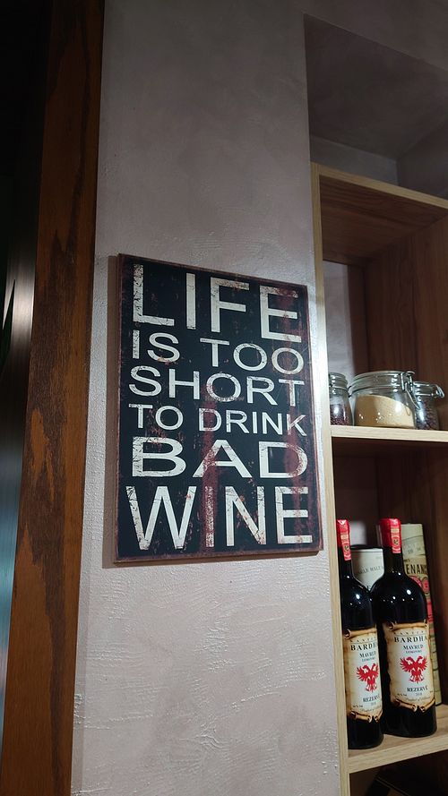 Yes 🍷 at Veggies in Tirana