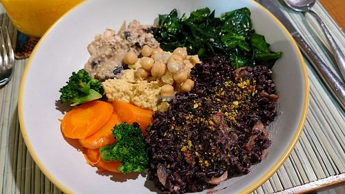 Shiva Bowl so delicious!!! at Veggies in Tirana