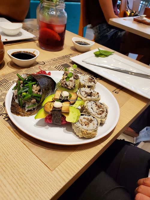 Mushroom combo  at Yasai Natural Sushi in Rio De Janeiro