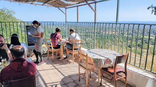 Terracota trasera at Cote Cafe in Zarzalejo