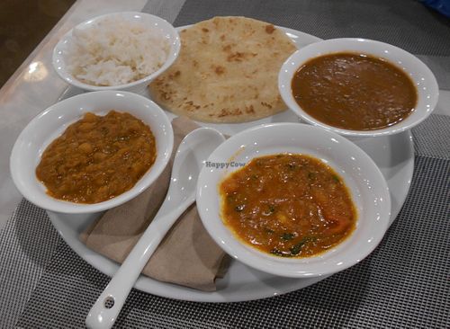 Thali at Mr. Veg in Pattaya