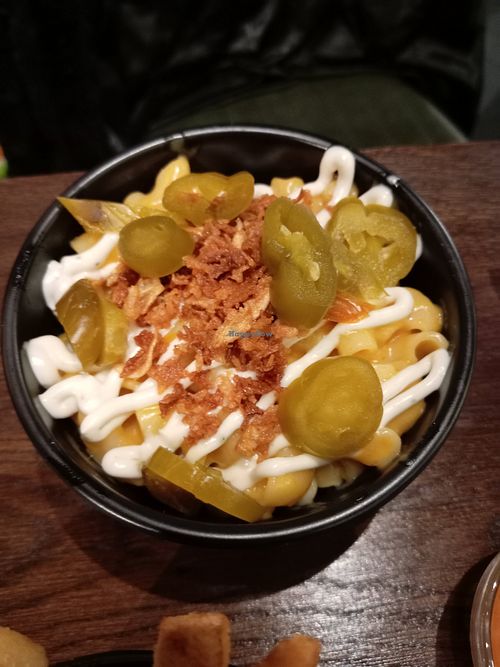 Small mac 'n' cheese at Wholesome Junkies in Manchester