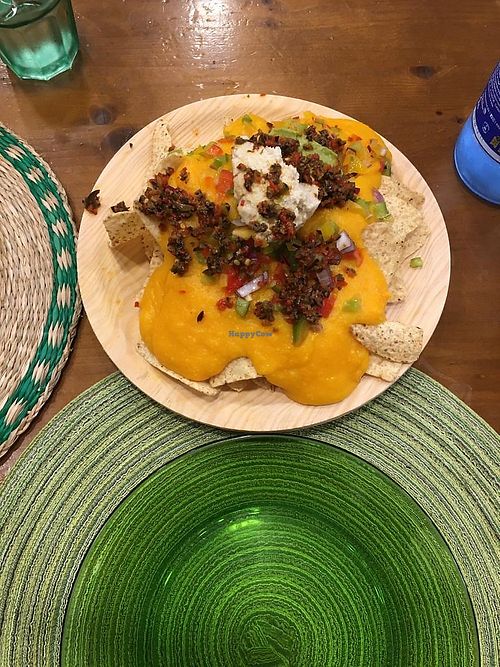 Nachos at La Galla Tasca Vegana in Gijon