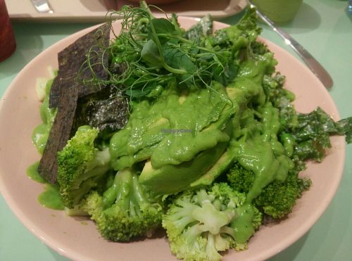 Green bowl at The Lala in Vienna