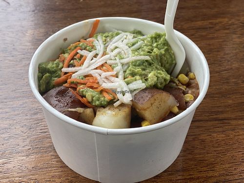 Potatoes for breakfast  at The Stand Natural Foods in Laguna Beach