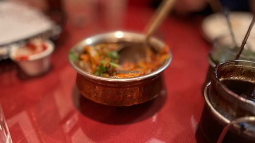 MUSHROOM MASALA
Mushrooms delicately spiced, cooked with diced tomato at India Oven in Cathedral City