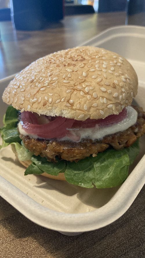 Falafel burger  at Planted - Cloud Kitchen in Metro Manila