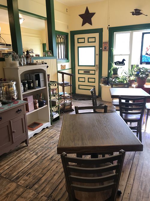 More seating at Sally Ann's Cafe and Market in Lubec