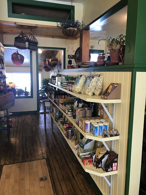 Dry goods to go at Sally Ann's Cafe and Market in Lubec