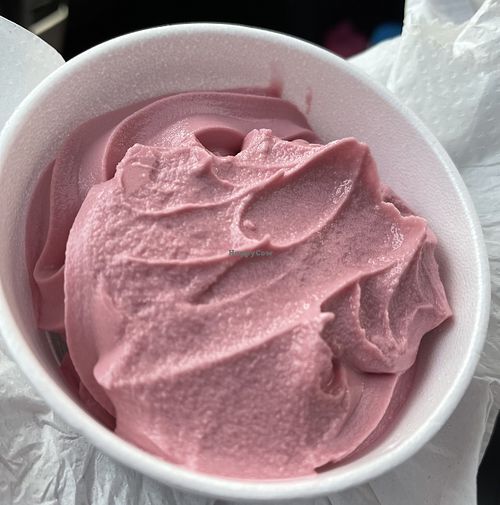 $10 for this dollop of Dole Whip. No ma’am!  at CC's Vegan Spot in St Louis