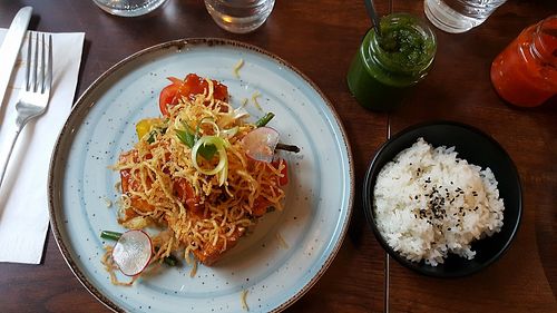 vegan Option, sweet&sour (tofu) at Sentro in Helsinki