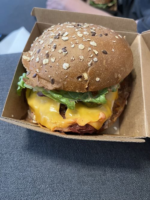   at What's Beef in Frankfurt