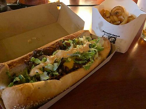 These fries are amazing. at Seitan's Realm in Columbus