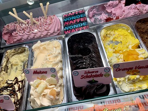 ice cream at Wonder Waffel - Berlin Mall in Berlin