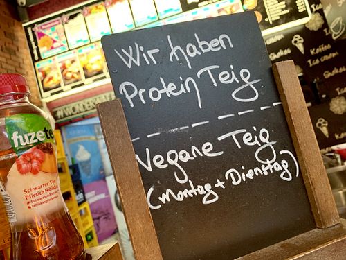 vegan days at Wonder Waffel - Berlin Mall in Berlin