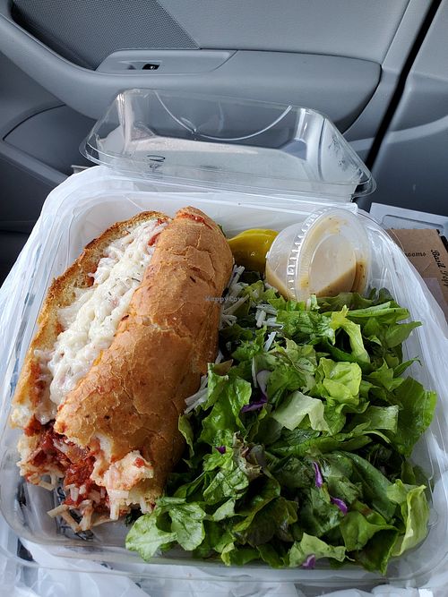 Meatball sandwich at D'Lish Gourmet Pasta & Pizza in Chula Vista