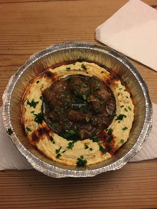 Mushroom Hummus  at Akkawy in Berlin