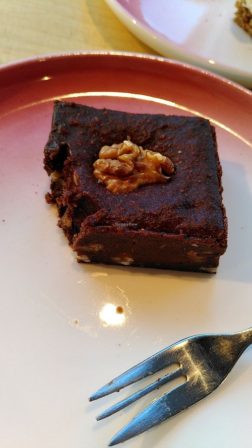 Walnut Brownie at Sticky Fingers in Amsterdam