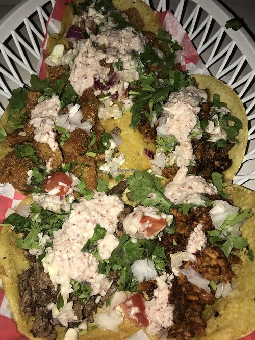 5 different tacos 🌮♥️ at Tacos Ne in Merida