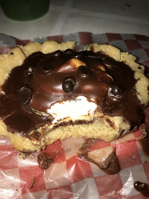 Chocolate cream tart ♥️🍰 at Tacos Ne in Merida