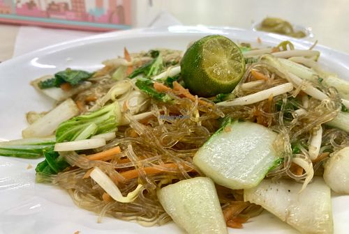 👍🏼 Glass noodles: Zi Char (requested no egg no mock meat)  at Red Apple 红苹果素食 - Blk 16 Teck Whye in West Singapore