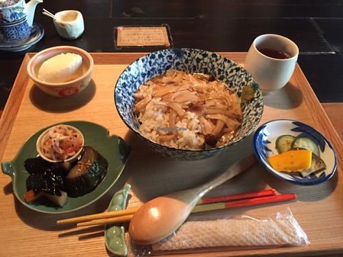 lunch set at Hale in Kyoto