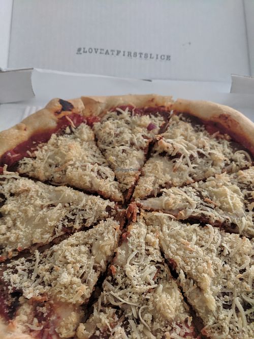 Vegan Prepperoni 11" at Baked 3.14 in Calgary