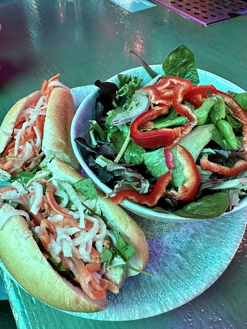 lemongrass tofu banh mi  at Luc Lac Vietnamese Kitchen in Portland