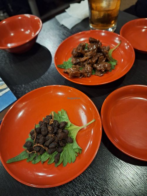 Natto at Vowz Bar in Tokyo