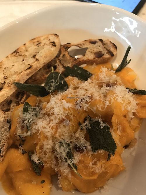 Butternut squash gnocchi at Alma Organic in Burbank