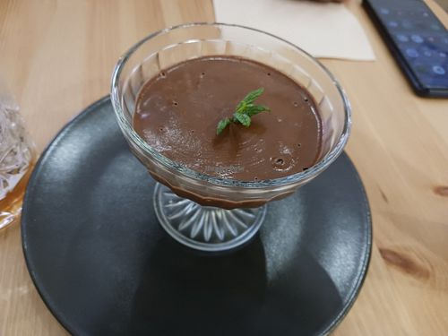 Crema de Avellanas at Makalu Veggie in Alicante