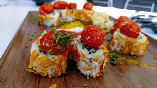 Vegan sushi at Miso in Ramat Gan