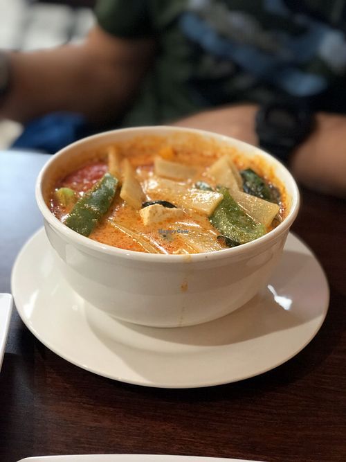 Red curry at Noodle Express in Fresno