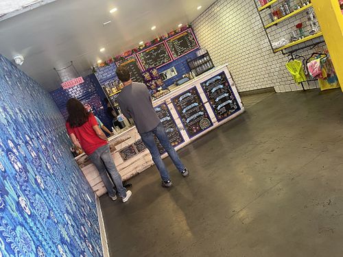 Belly up to the colorful, waste-free counter  at Sugar Taco in Los Angeles