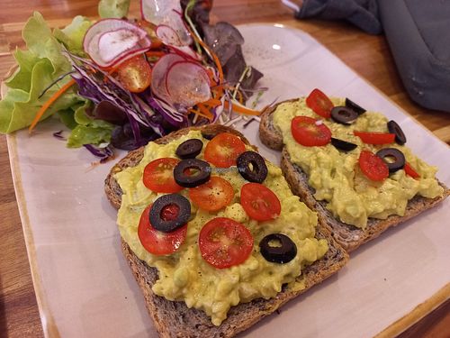 Avo toast at 29 Coffties in Chiang Mai