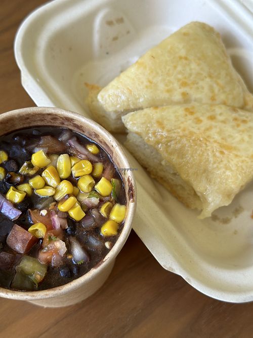 Vegan “chili”   at The Wild Plum Cafe in Monterey