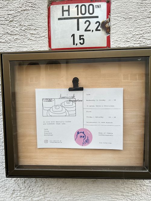   at Timm's Café in Darmstadt