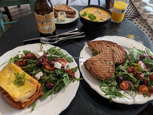 Lunch at Café Holmgången in Malmo